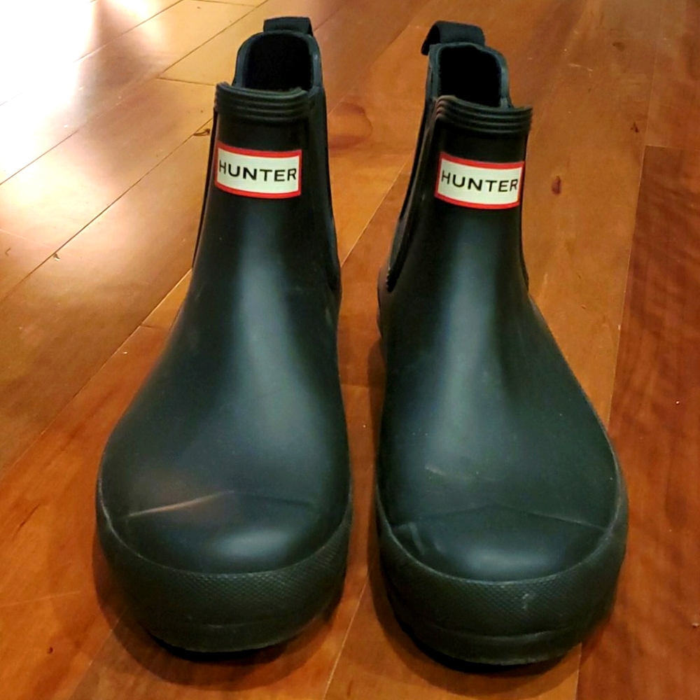 Hunter Ankle Original Chelsea Rain Boots sz 8